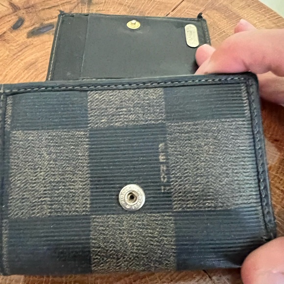 FENDI Block Checkered Trifold Wallet - Picture 2 of 13